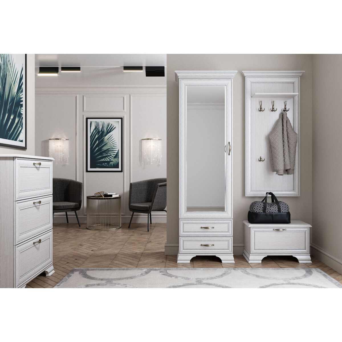 Předsíňová sestava I woodline krém Tiffany
Předsíňová sestava I woodline krém Tiffany