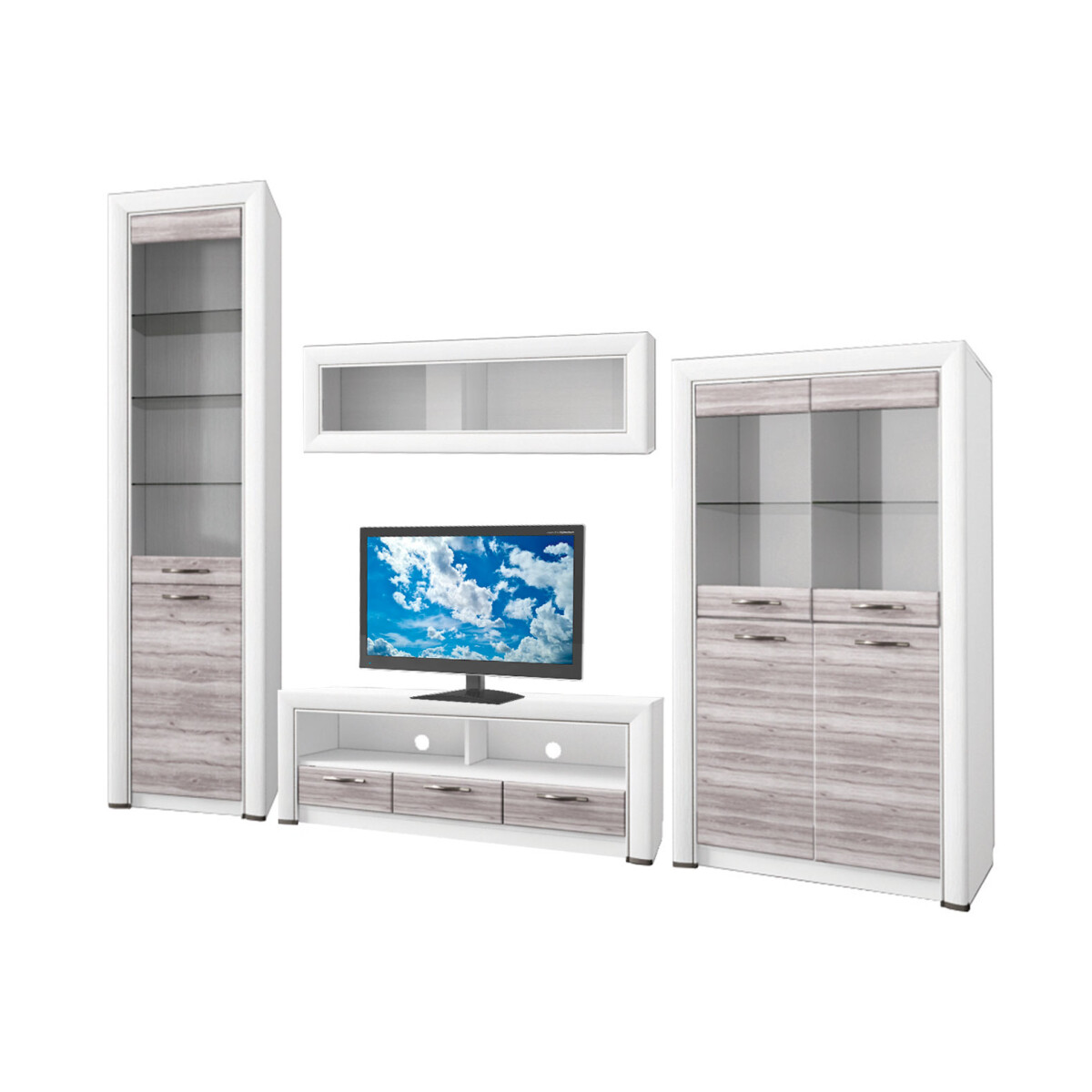 Obývací sestava 2.9 m krém / dub ancona Olivia
Obývací sestava 2.9 m krém / dub ancona Olivia