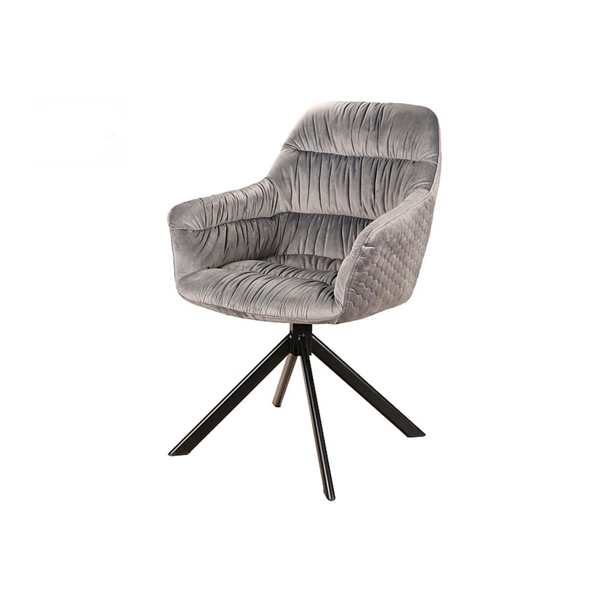 Židle Astoria Velvet šedý Bluvel 14, matná černá kov
Židle Astoria Velvet šedý Bluvel 14, matná černá kov