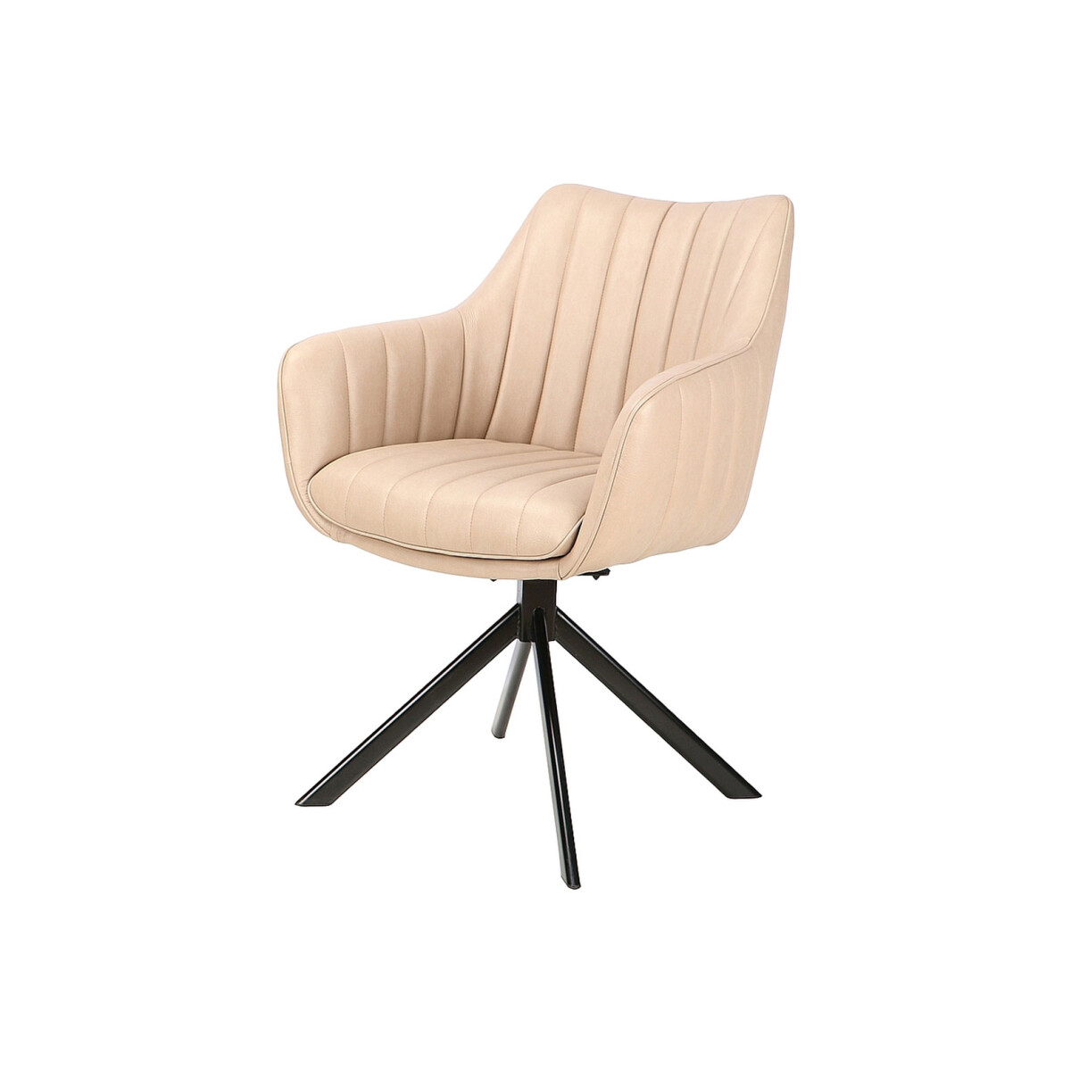 Židle Azalia synt. kůže béžová Buffalo 01, matná černá kov
Židle Azalia synt. kůže béžová Buffalo 01, matná černá kov
