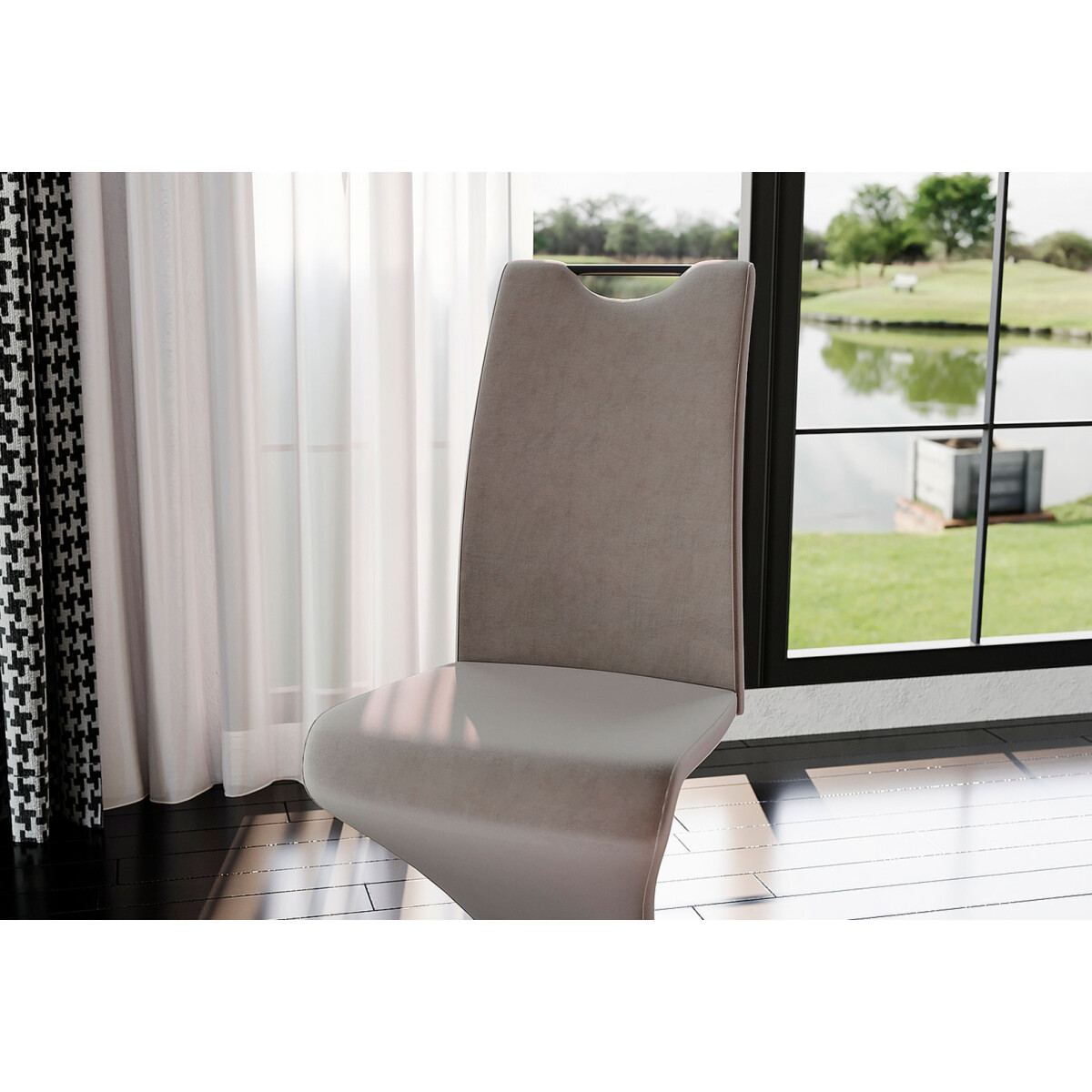 Židle H-090 Velvet tmavě béžový Bluvel 40, matná černá kov
Židle H-090 Velvet tmavě béžový Bluvel 40, matná černá kov