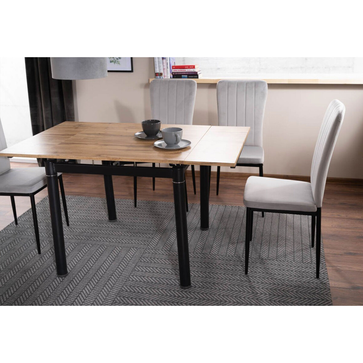 Židle H-733 šedý Gandar 06, černá kov
Židle H-733 šedý Gandar 06, černá kov