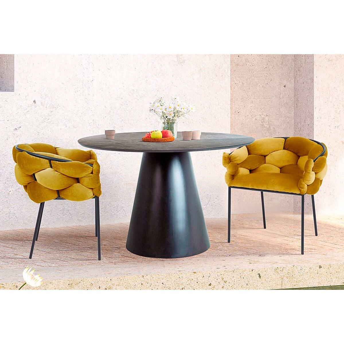 Židle Norte Velvet karí Bluvel 68, kov černá matná
Židle Norte Velvet karí Bluvel 68, kov černá matná