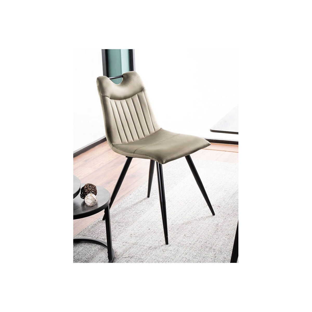 Židle Orfe Velvet olivový Bluvel 77, kov černá matná 
Židle Orfe Velvet olivový Bluvel 77, kov černá matná