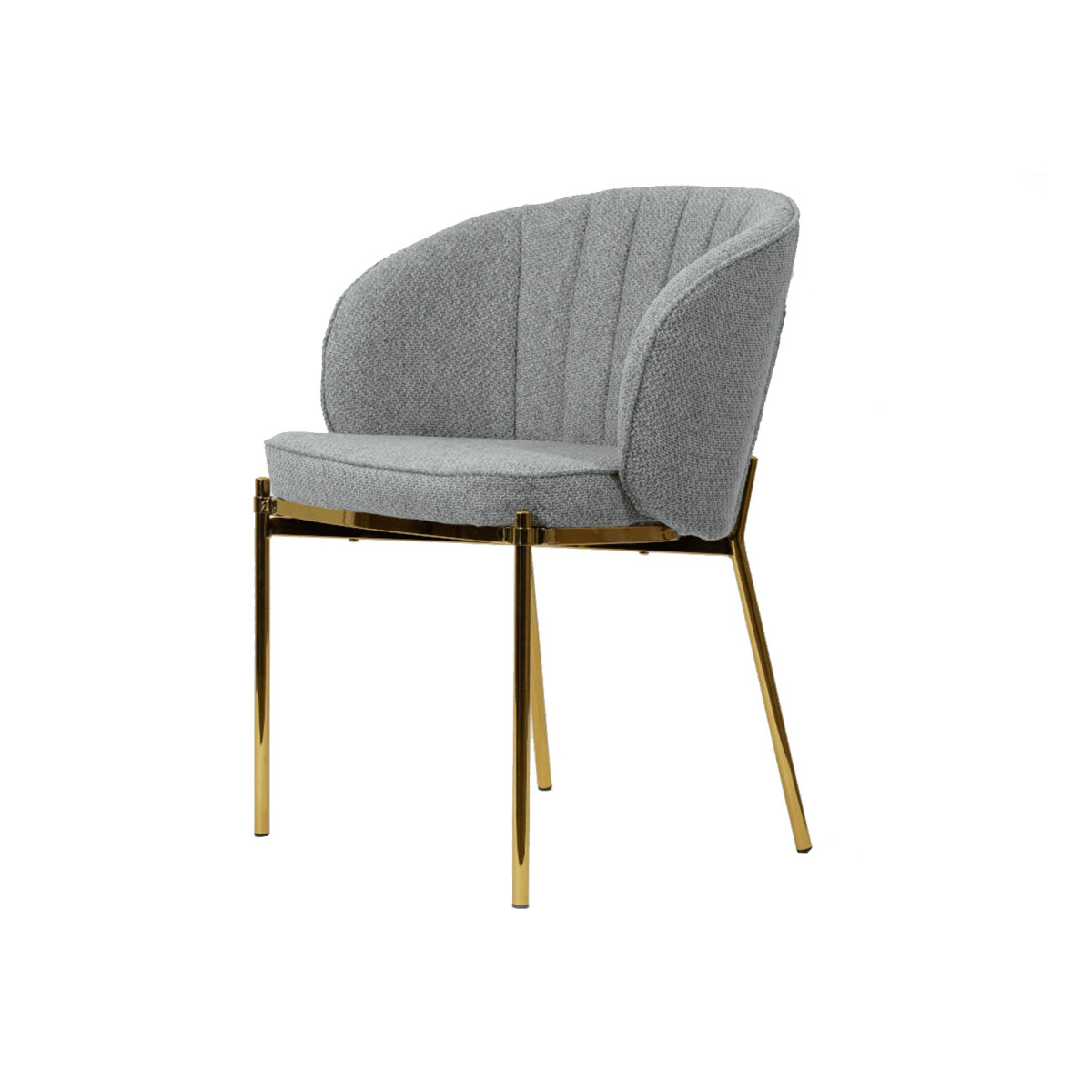 Židle Prado šedý 156, kov zlatý
Židle Prado šedý 156, kov zlatý