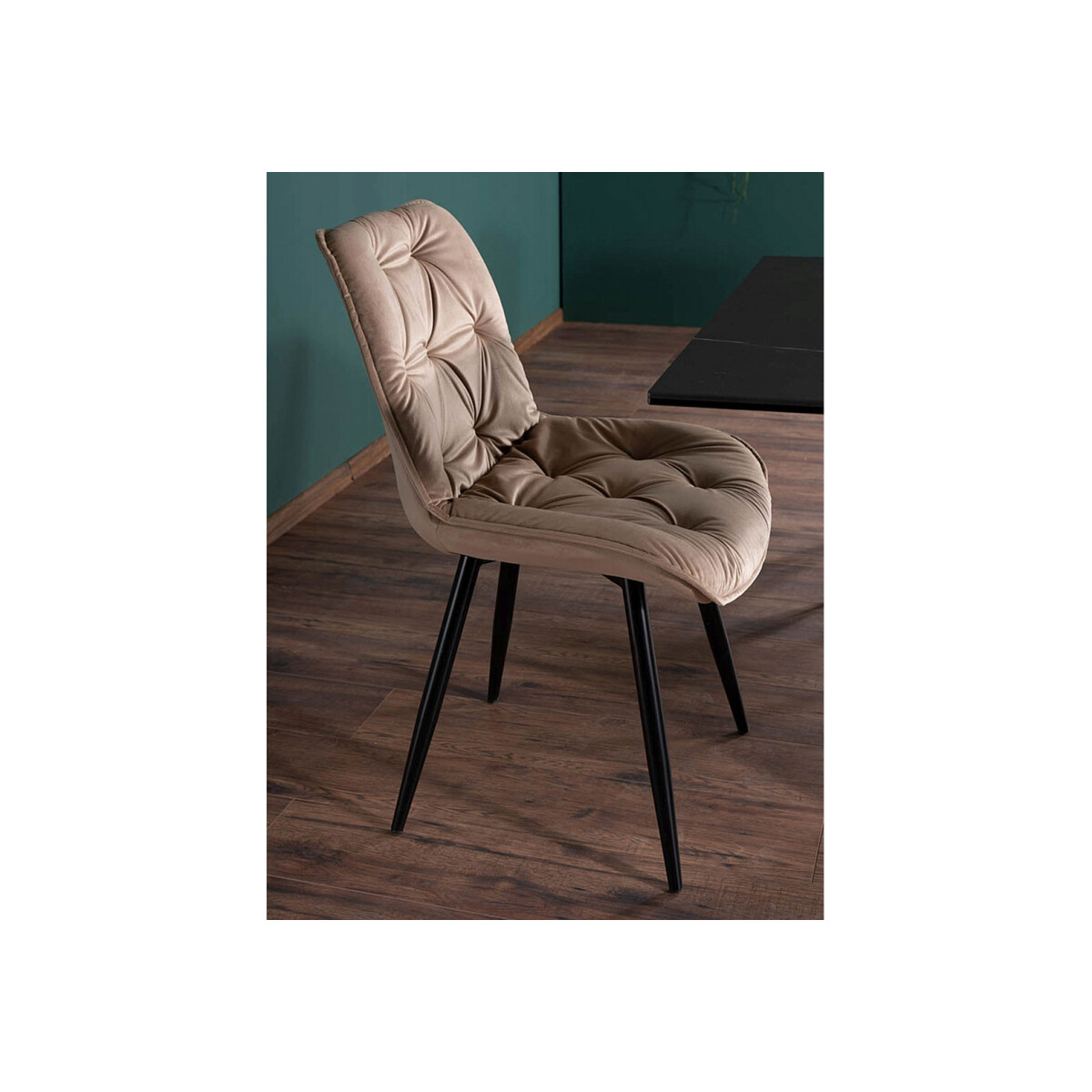 Židle Praga Velvet tmavě béžový Bluvel 40, kov černá matná
Židle Praga Velvet tmavě béžový Bluvel 40, kov černá matná