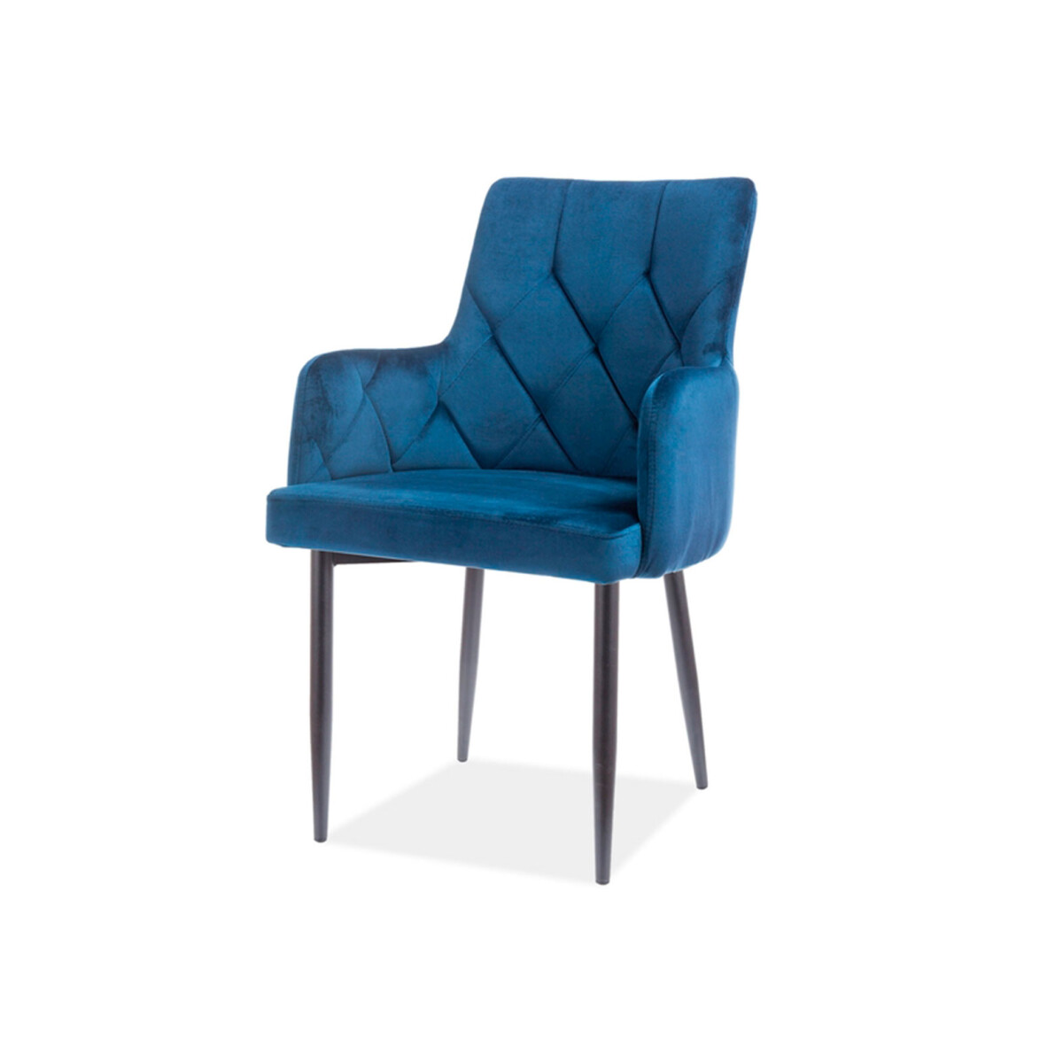 Židle Ricardo Velvet tmavě modrá Bluvel 86, kov černá matná
Židle Ricardo Velvet tmavě modrá Bluvel 86, kov černá matná