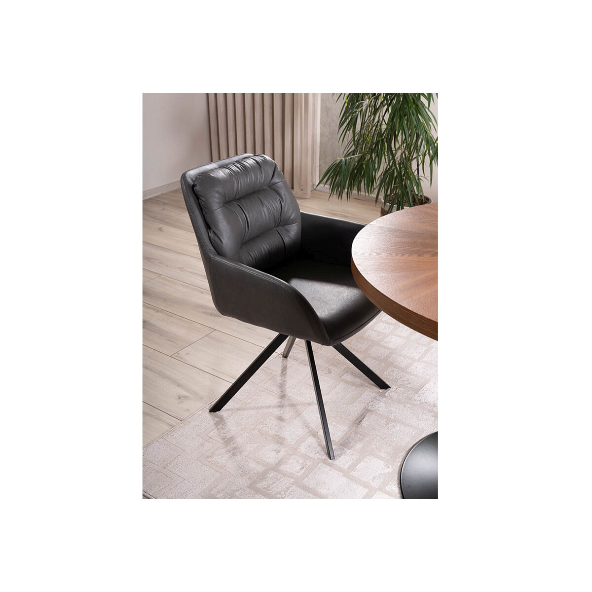 Židle Spello Velvet synt. kůže šedá Buffalo 06, kov černá matná
Židle Spello Velvet synt. kůže šedá Buffalo 06, kov černá matná