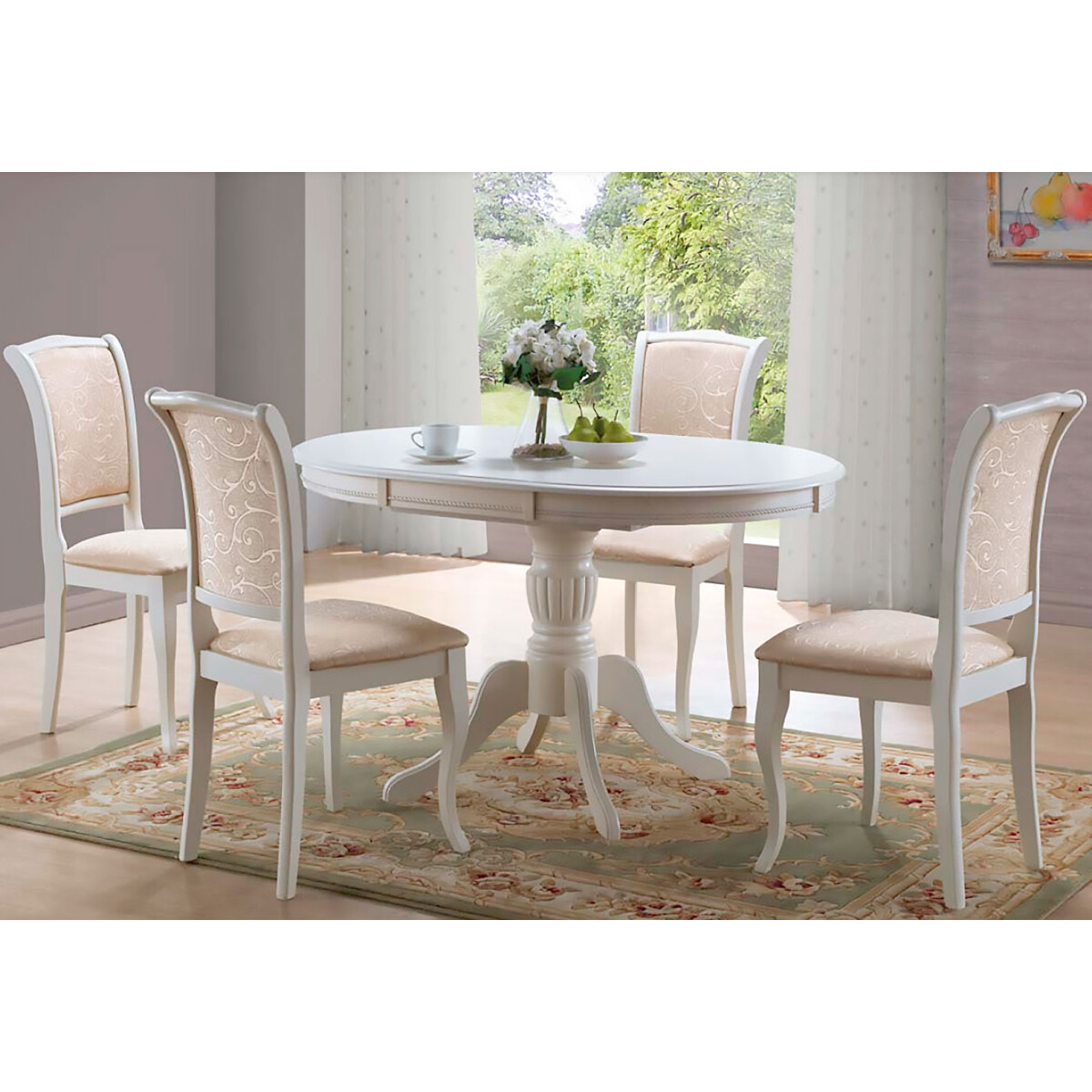 Stůl Olivia 106(141)x106 + 4 OP-SC2 tk. 08, ecru dřevo
Stůl Olivia 106(141)x106 + 4 OP-SC2 tk. 08, ecru dřevo