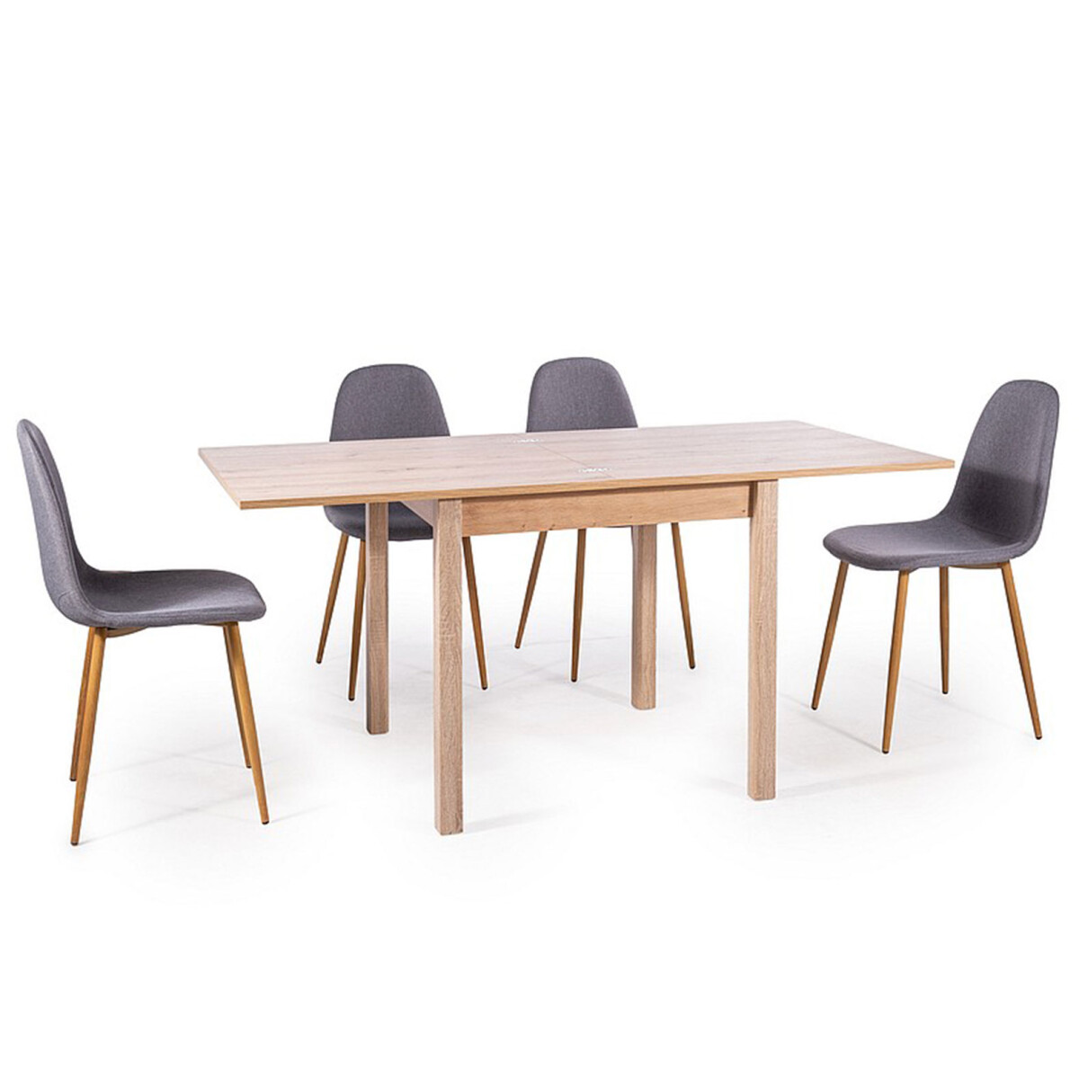 Stůl Flip 80(160)x80 + 4 židle Fox šedý 49
Stůl Flip 80(160)x80 + 4 židle Fox šedý 49