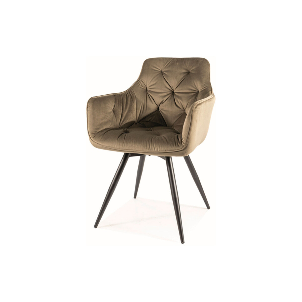 Židle Mango Velvet kov černá / Bluvel olivový 77
Židle Mango Velvet kov černá / Bluvel olivový 77