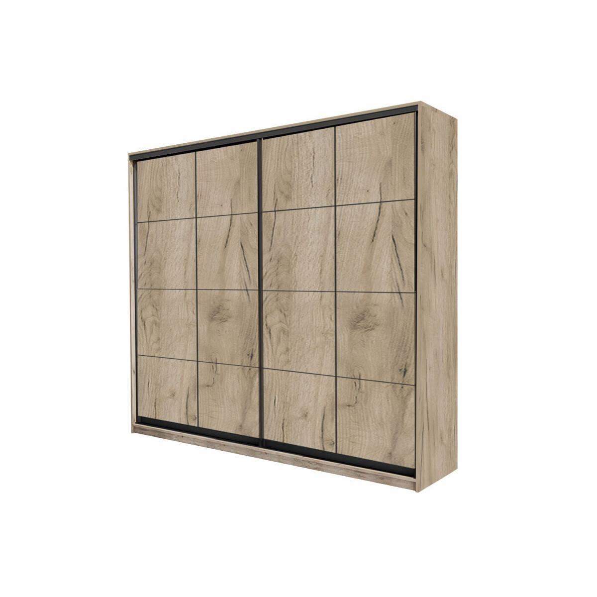 Skříň s posuvnými dveřmi 2 DTD 180x240x60 cm W Loft Dub kraft šedý
Skříň s posuvnými dveřmi 2 DTD 180x240x60 cm W Loft Dub kraft šedý