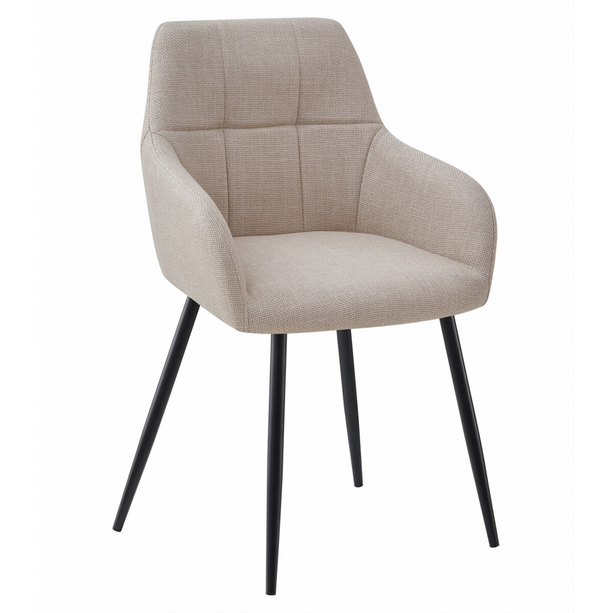 Židle BENI - béžová tkanina / černé nohy x 1
Židle BENI - béžová tkanina / černé nohy x 1