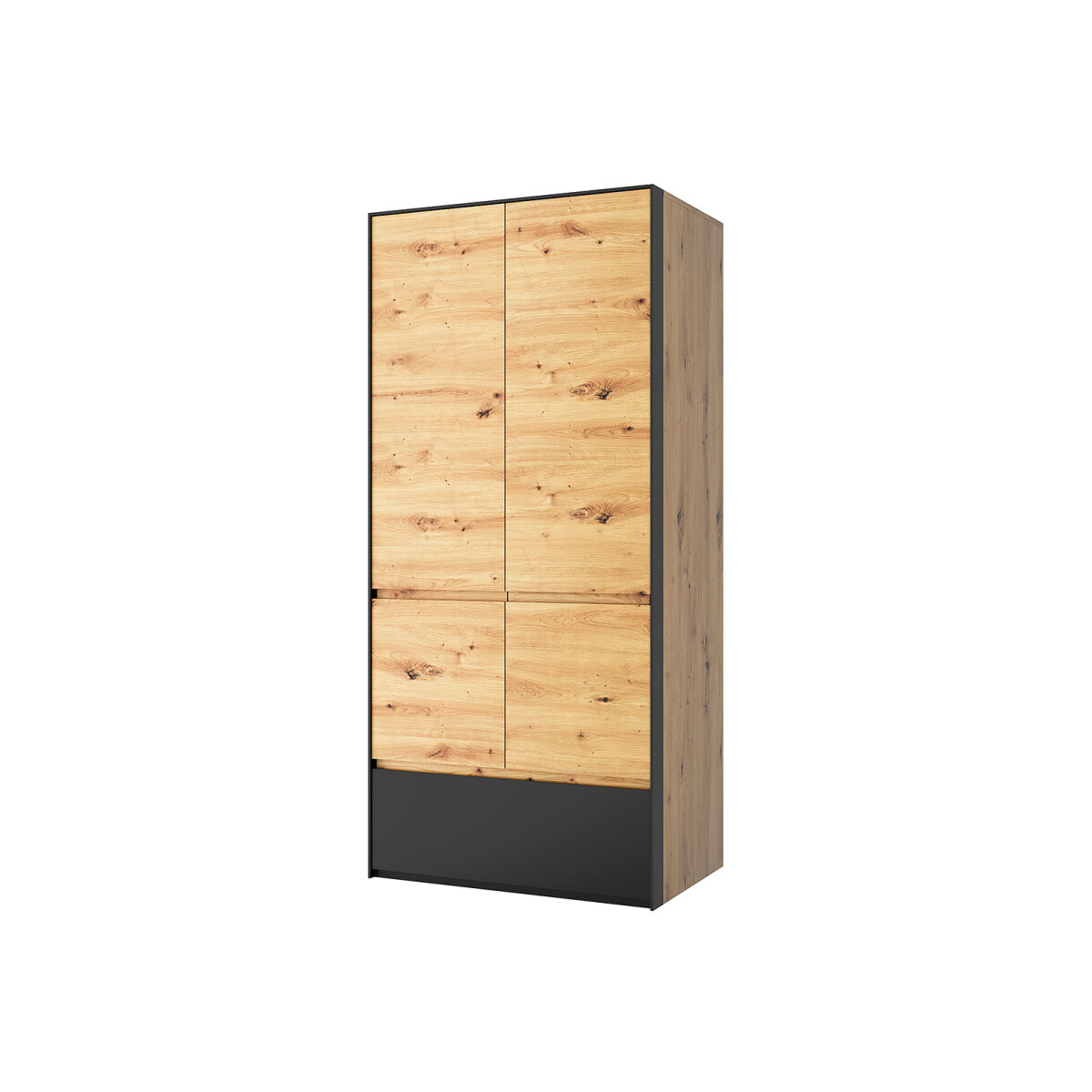 Skříň dvoudveřová se zásuvkou Bosco 91x200x60 cm Dub artisan / Černý
Skříň dvoudveřová se zásuvkou Bosco 91x200x60 cm Dub artisan / Černý