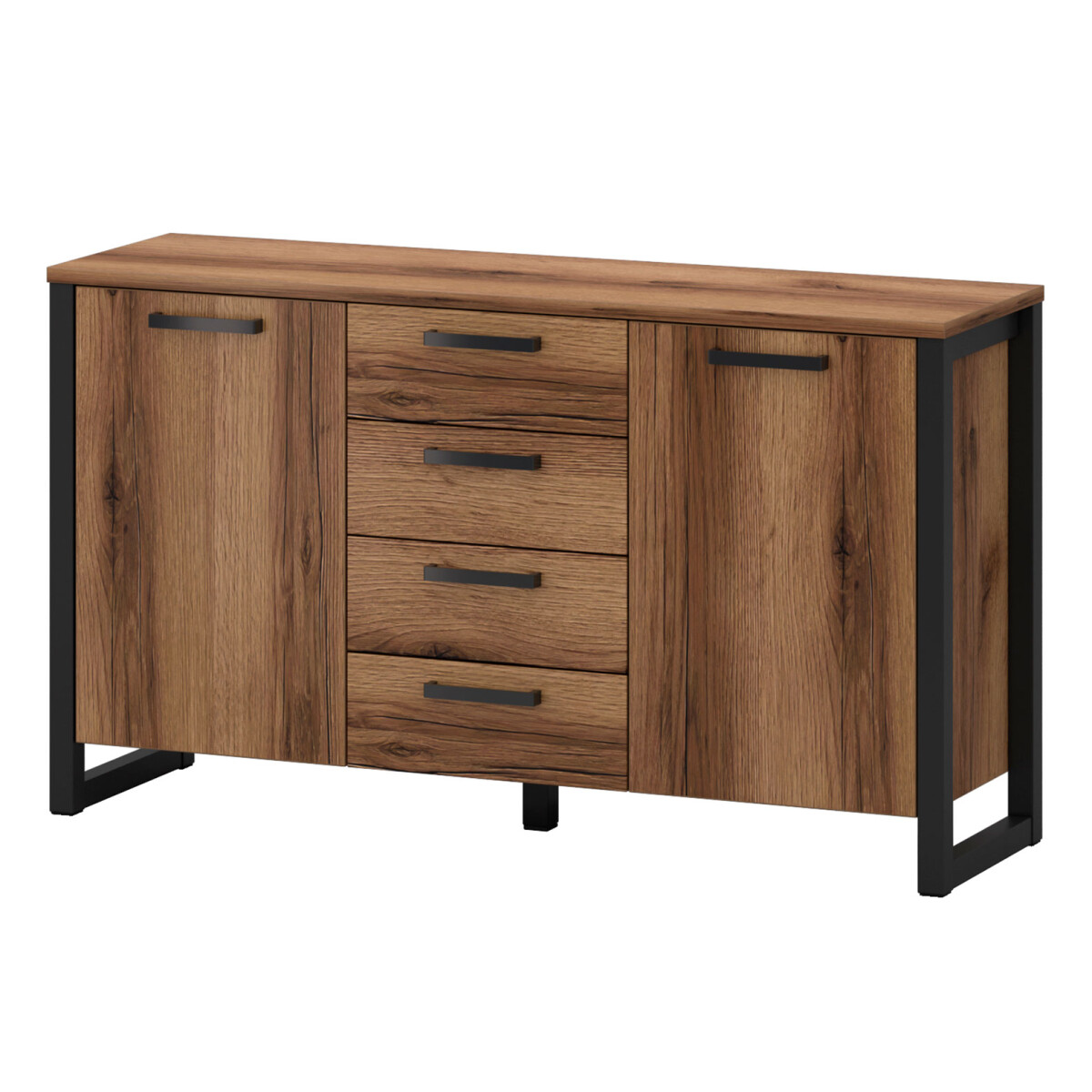 Komoda 2d4s dub delano tmavý Mares 
Komoda 2d4s dub delano tmavý Mares