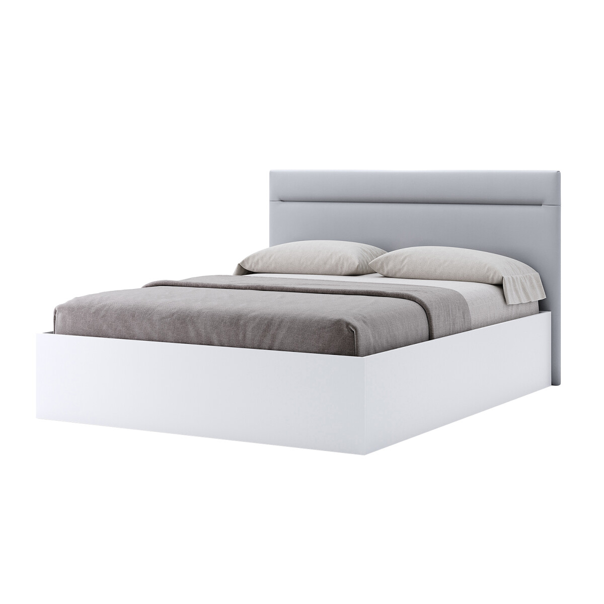 Postel 1,6x2,0 s čalouněným měkkým čelem a výklopným roštem, s rámem bílý lesk Family
Postel 1,6x2,0 s čalouněným měkkým čelem a výklopným roštem, s rámem bílý lesk Family