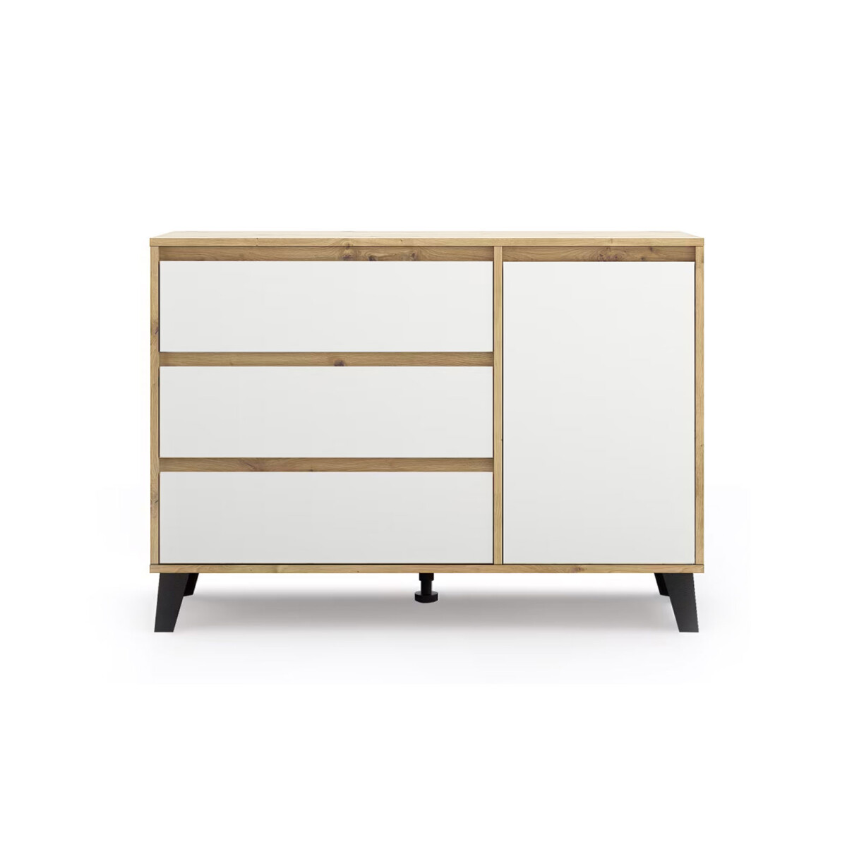 Komoda Borg 1d3s dub artisan / bílá
Komoda Borg 1d3s dub artisan / bílá