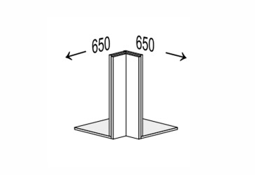 Vrchní roh 90°/360 antresol podvod Leo