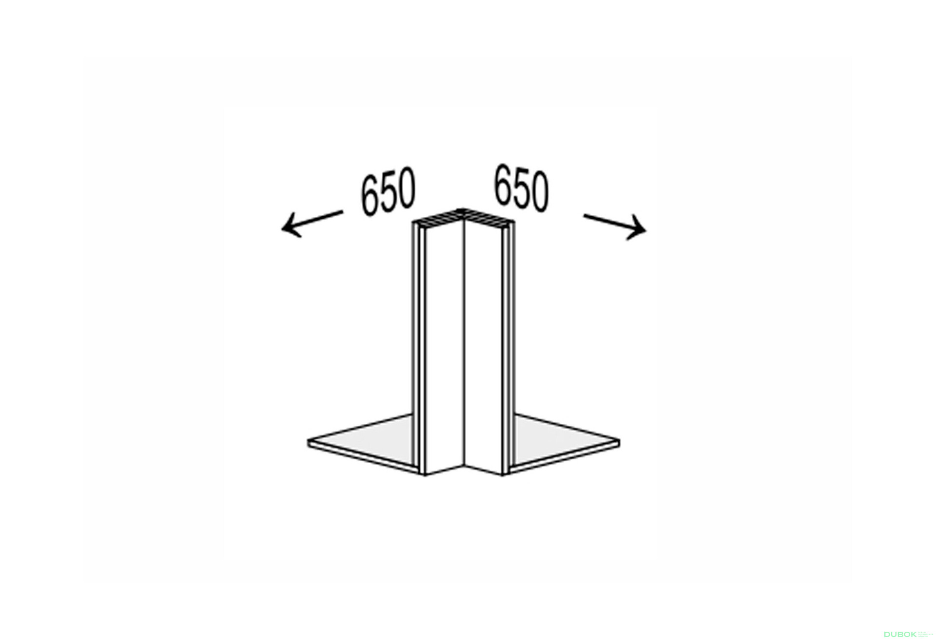 Fotografie 1 - Vrchní roh 90°/360 antresol podvod Leo