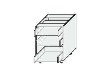 Korpus 60N 3šx Pro Hettich 820mm