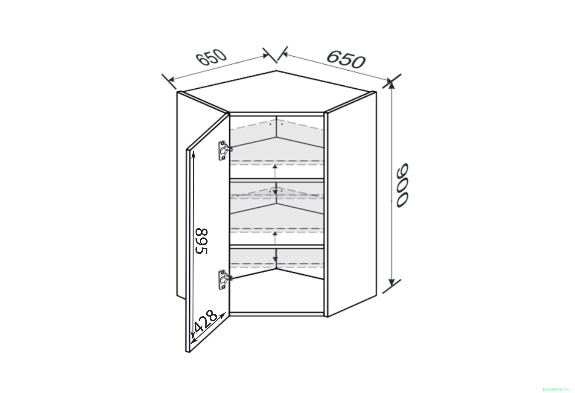 Fotografie 2 - Vrchní roh V 45°/900 (650x650) 1dv Leo
