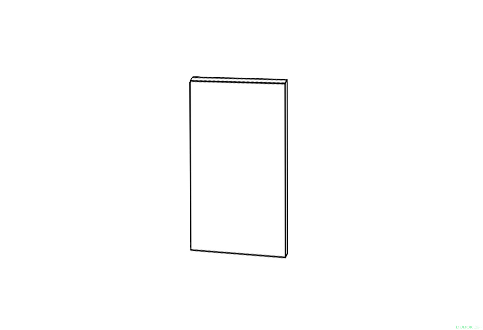 Fotografie 1 - Fasáda KutV 45° PRAVÁ 1dv 600x600 900mm Milénium