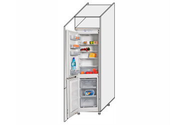 Skříňka 60PХ/2140 chladnička Pro Blum Vintage