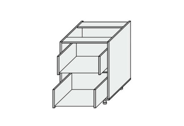 Korpus 80N 2šx Pro Hettich 820mm