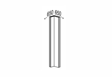 Spodní roh N 90°/820 klamání Mary