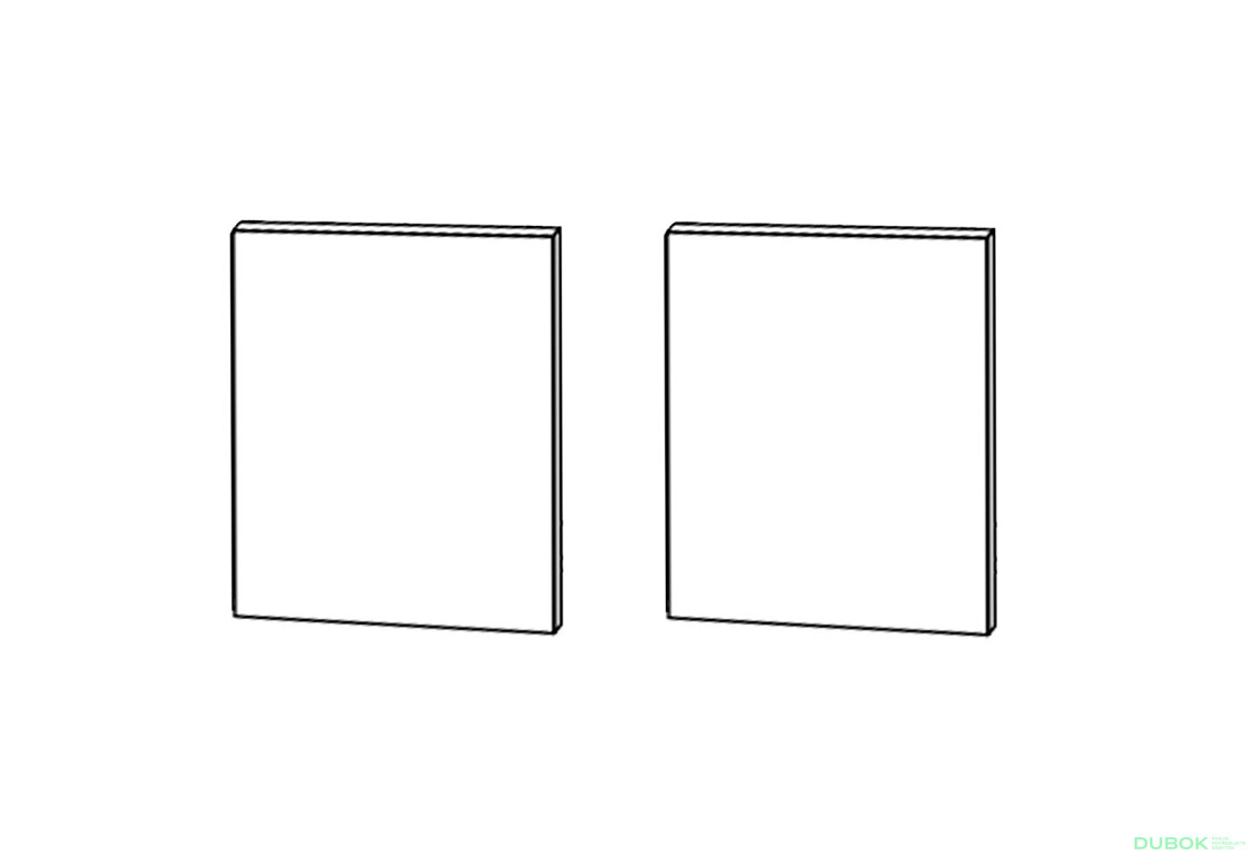 Fasáda KutV 90° 2dv 650x650 450mm Leo