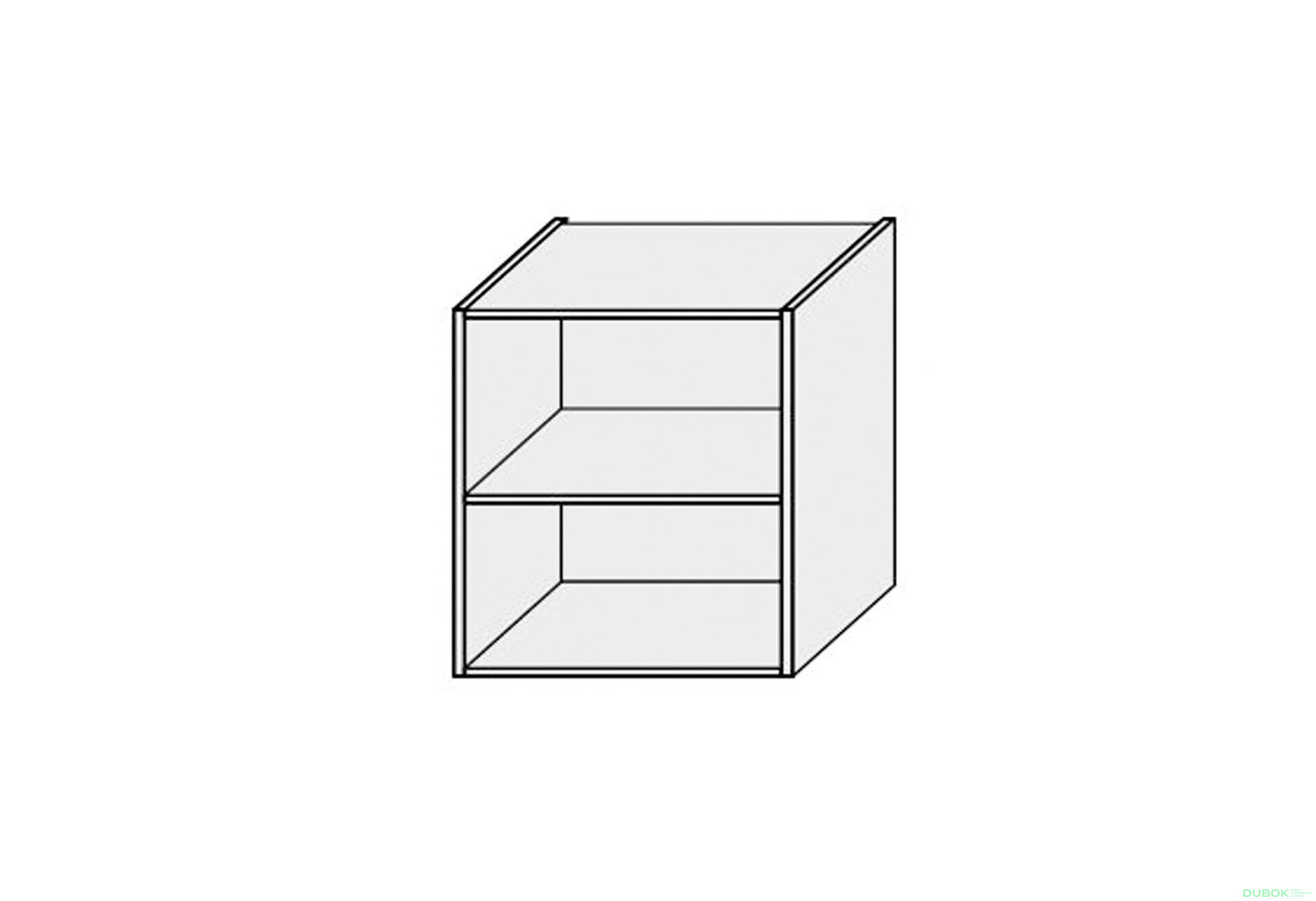 Fotografie 1 - Korpus 60V 2dv Plyn Lift 720mm