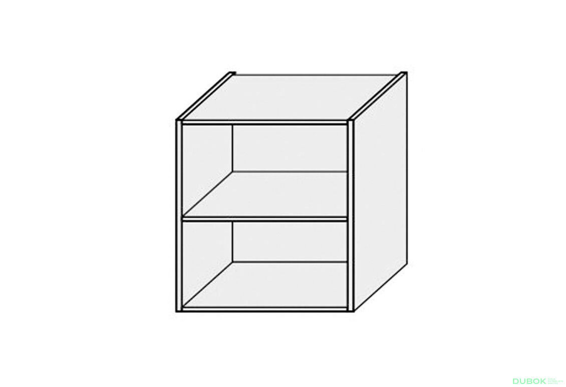Korpus 60V 2dv Plyn Lift 720mm