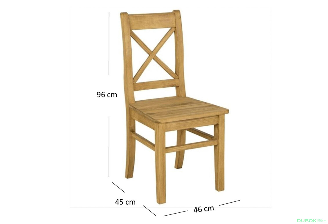 Фото 7 - Jídelní stůl + 4 židle Classic Wood Mebel Bos