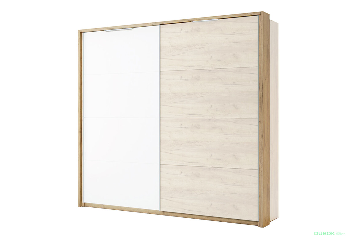 Možnost Záclonová tyč s osvětlením k Skříni s posuvnými dveřmi 2,0x2,1m, dub kraft Asti
