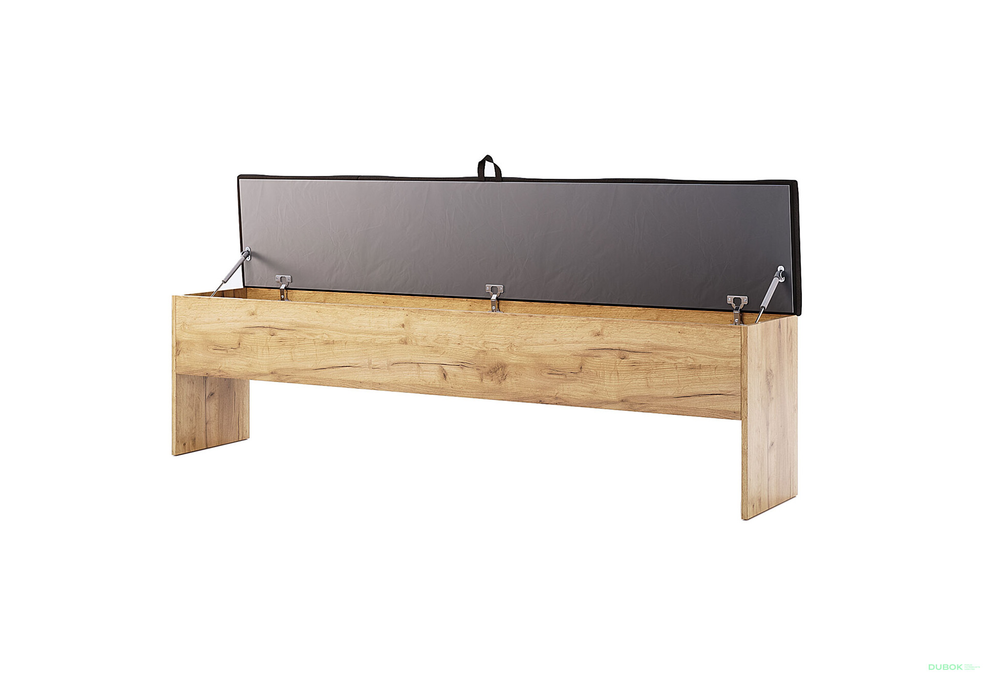 Fotografie 2 - Lavice postel 1.6x2.0 dub kraft Luna