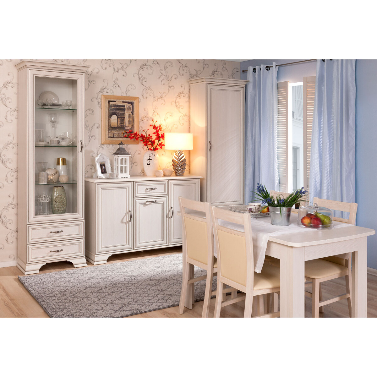 

Obývací sestava 2.8 m woodline krém Tiffany
