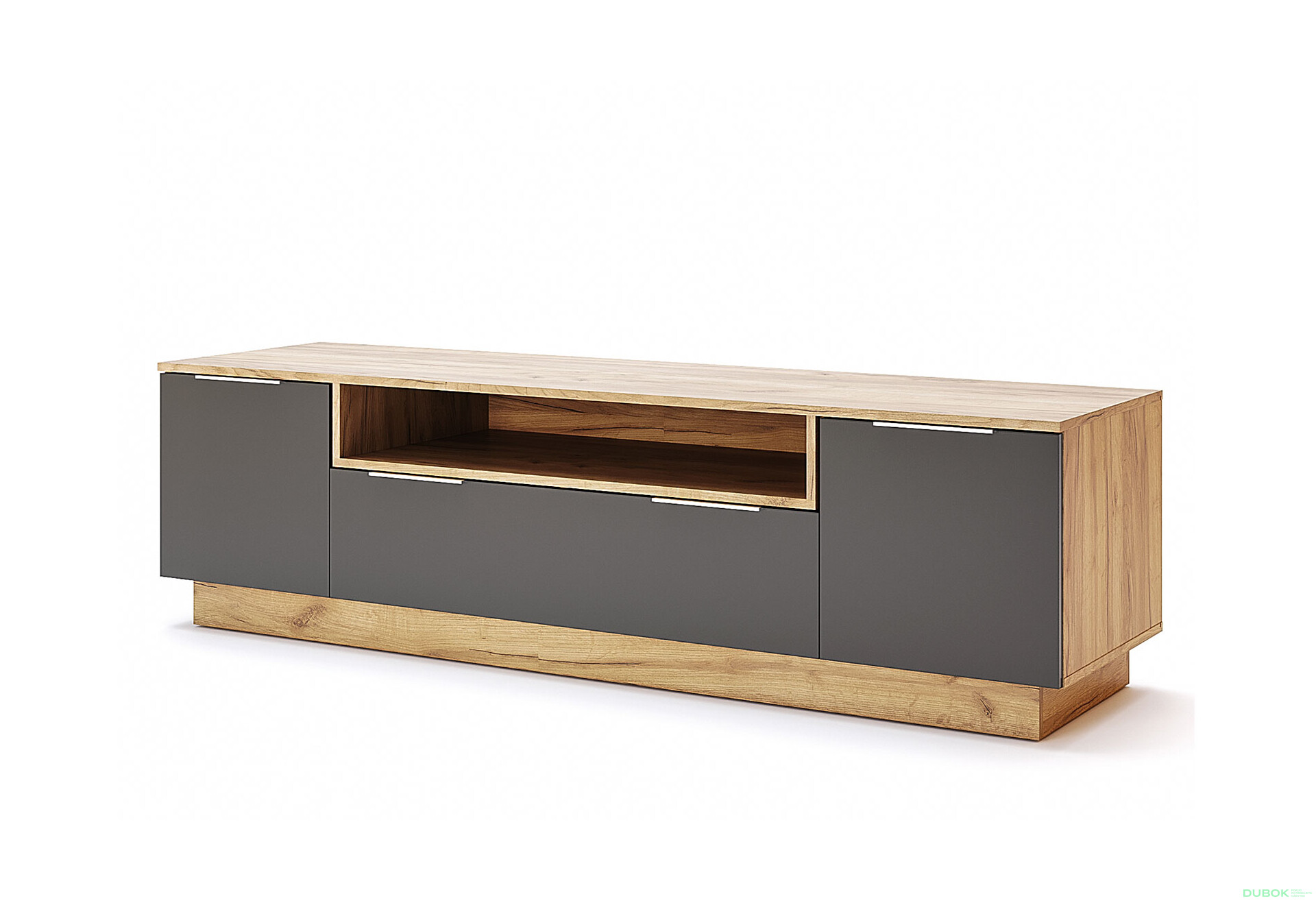 Fotografie 1 - TV stolek 1,8 m Lava / dub kraft Luna