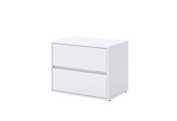 Noční stolek 2šx Super Mat Bílý Tibo