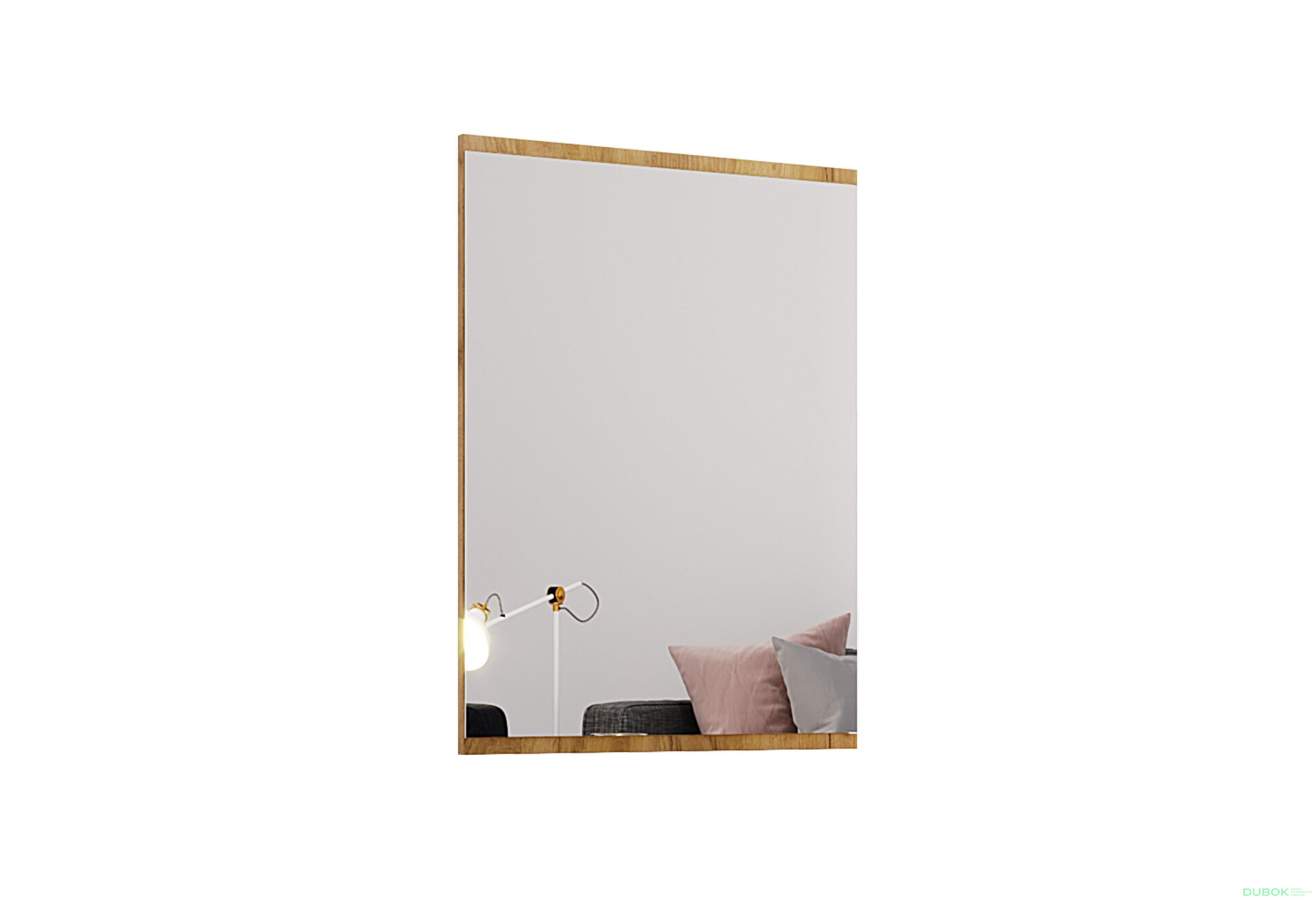 Fotografie 2 - Zrcadlo 60x80 dub craft Asti