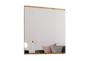 Fotografie Zrcadlo 80x80 dub craft