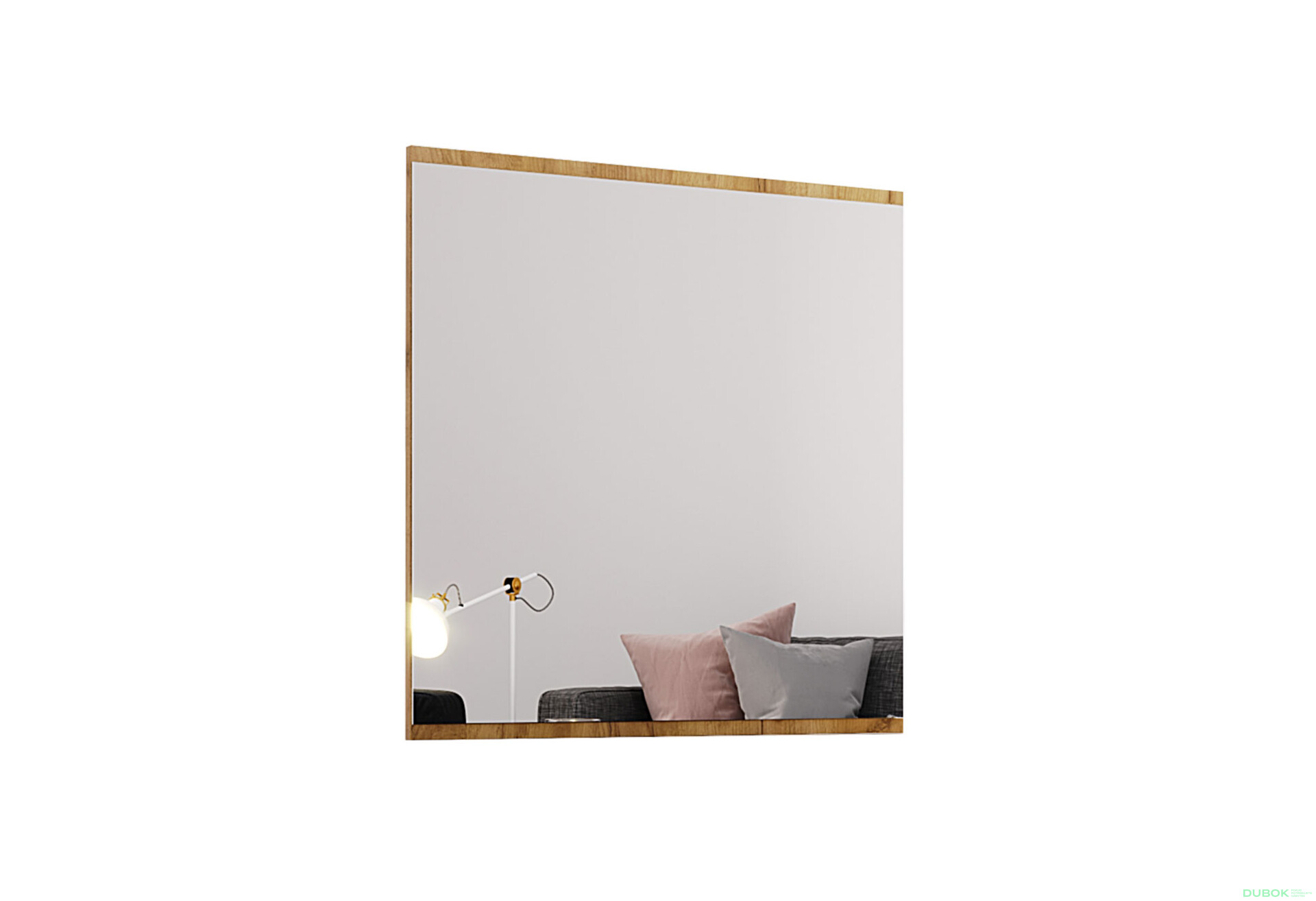Fotografie 2 - Zrcadlo 80x80 dub craft Asti