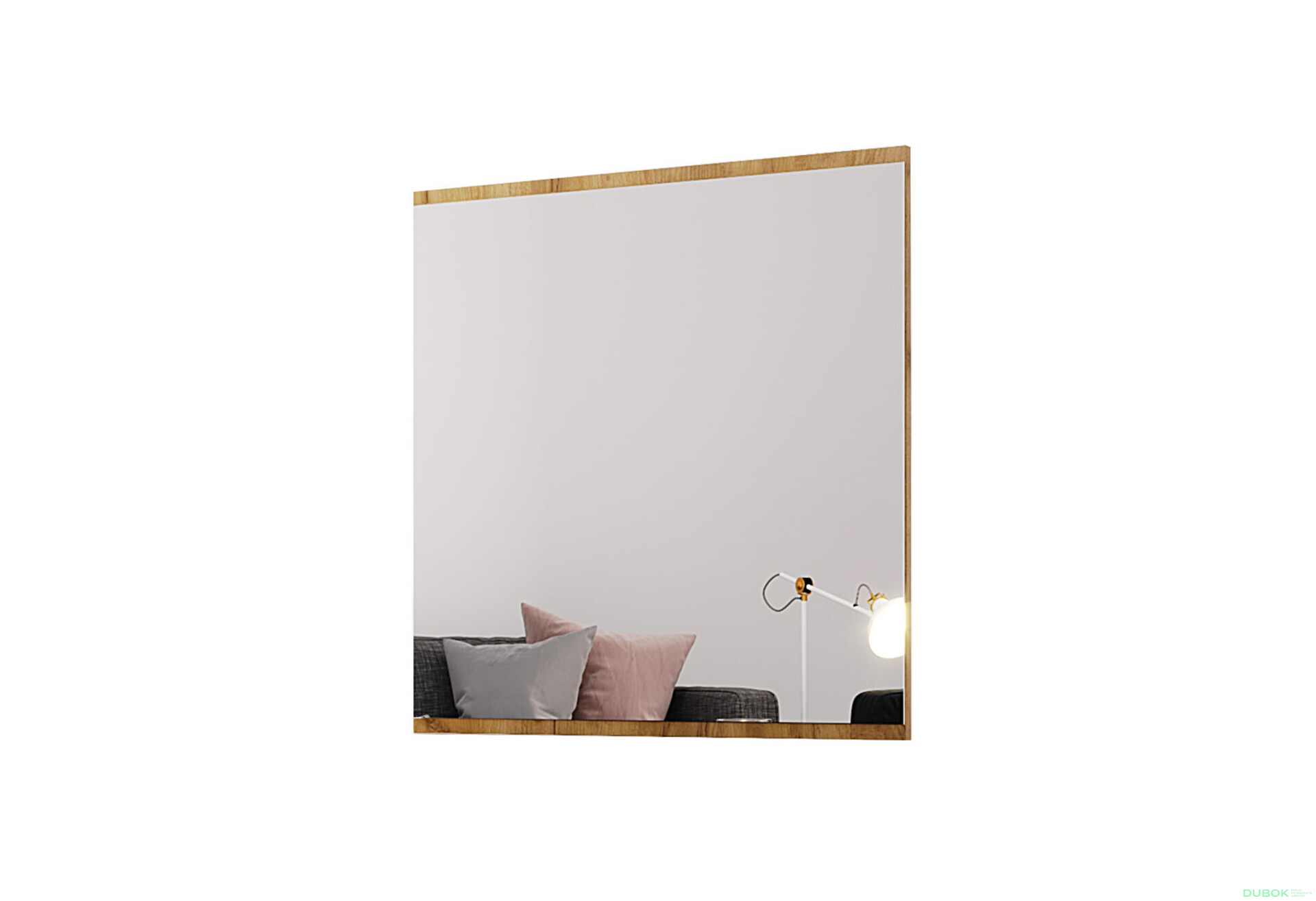 Fotografie 1 - Zrcadlo 80x80 dub craft Asti