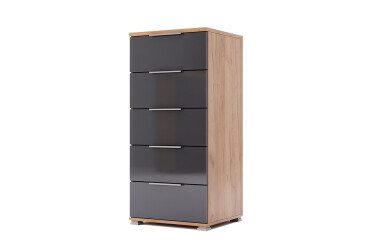 Komoda 5 zásuvek Lava / dub kraft