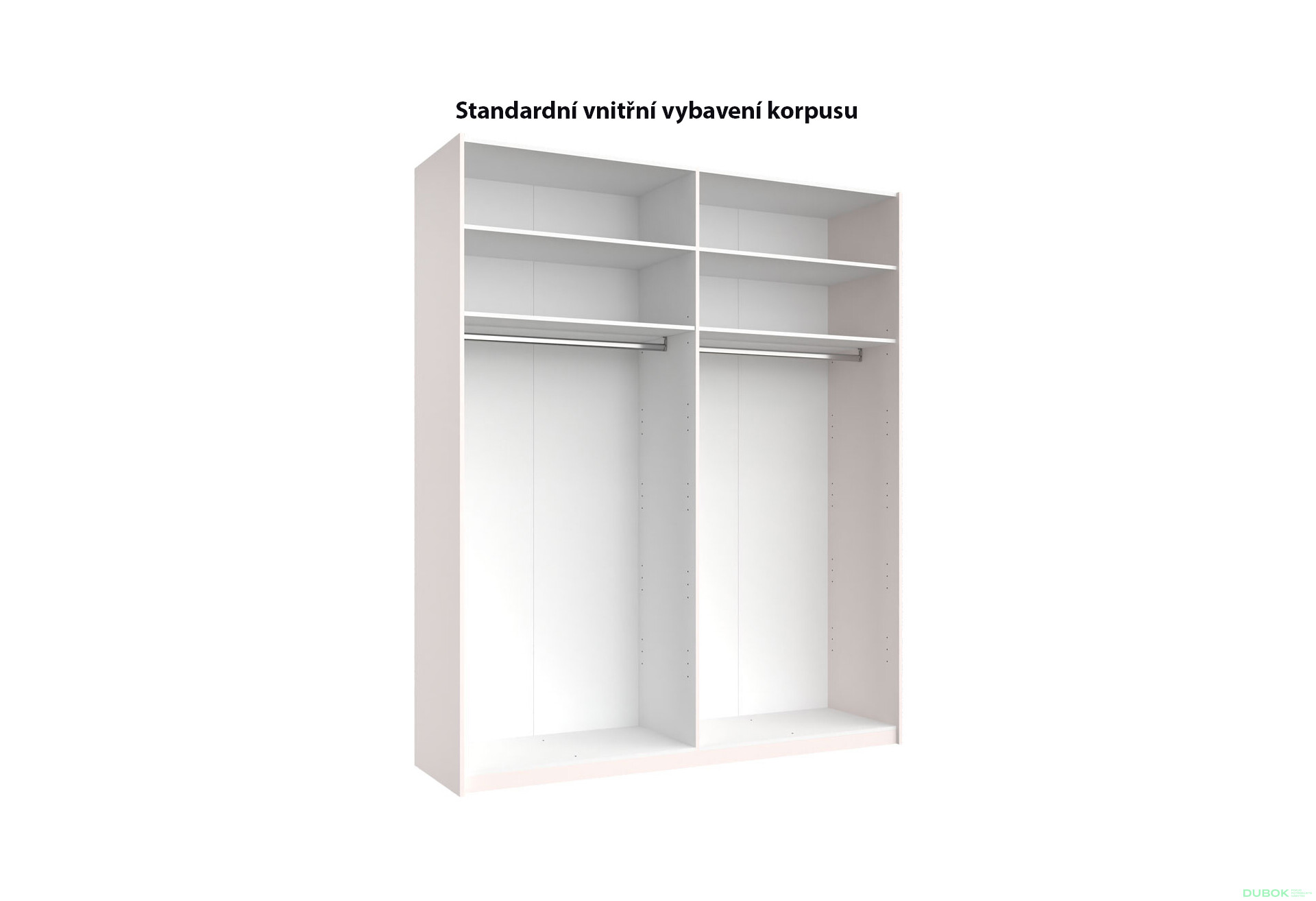 Fotografie 5 - Skříň s posuvnými dveřmi Lili 2,0x2,4m (Dveře Lesklý Kašmír), série N Lily