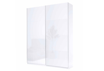 Skříň s posuvnými dveřmi 2,0x2,4m (Dveře Lesklé Bílé), série N
