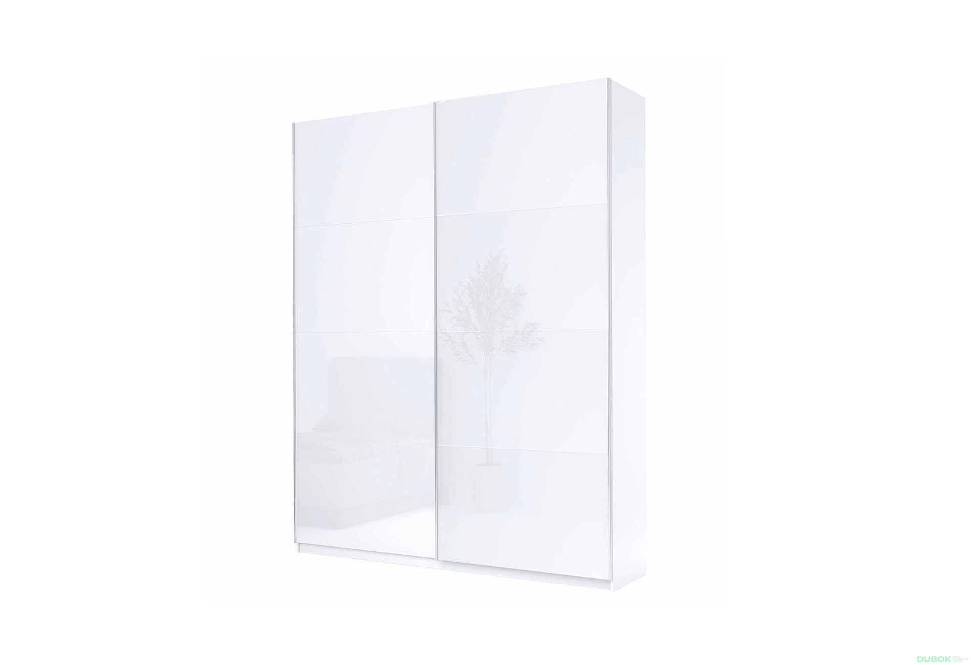 Fotografie 1 - Skříň s posuvnými dveřmi 2,0x2,4m (Dveře Lesklé Bílé), série N Family