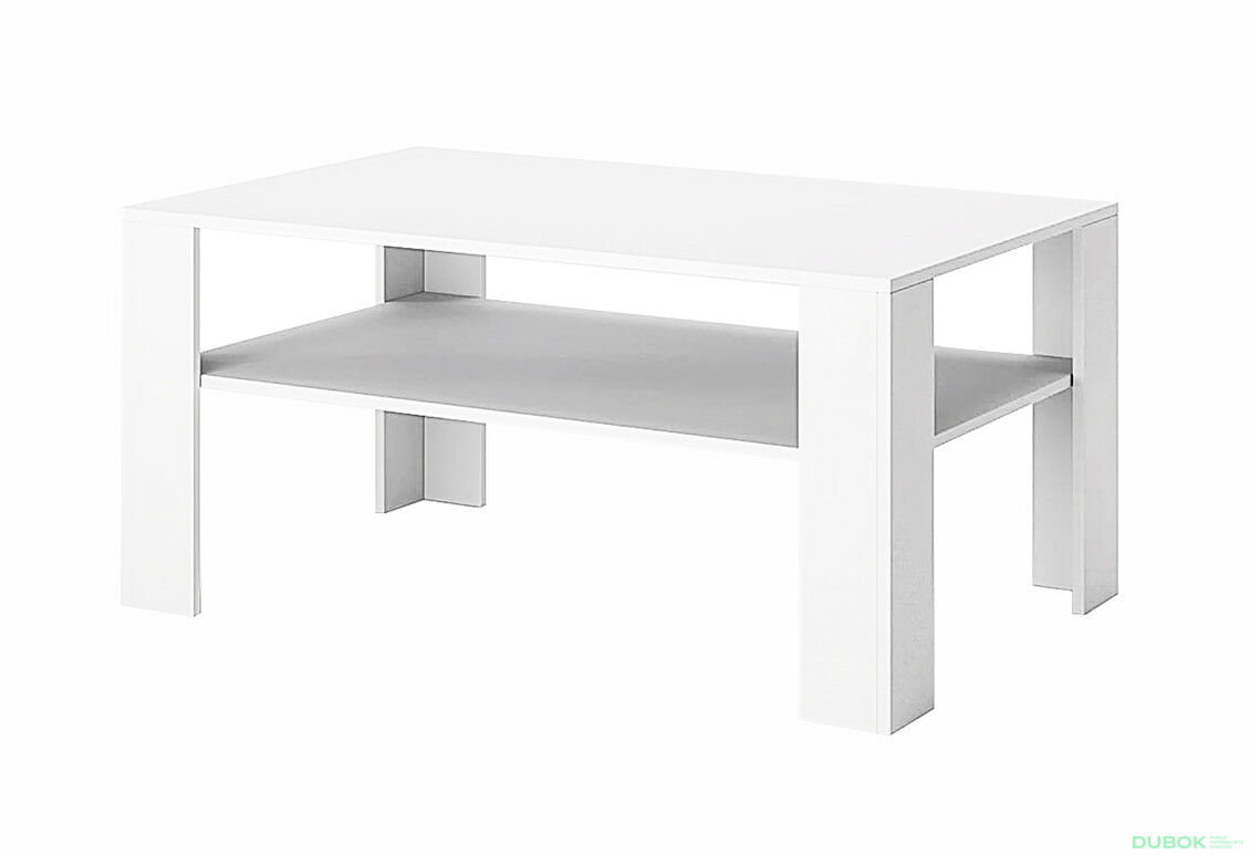 Konferenční stůl 1100x700, bílý Asti