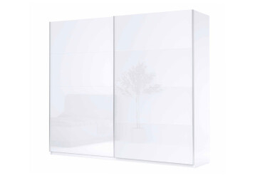 Skříň-šatna 2,5x2,1m (Dveře Lesklé Bílé), série N