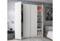 Fotografie 4 - Skříň Promo s policemi 2+2 DTD 180×48×204 Bílá