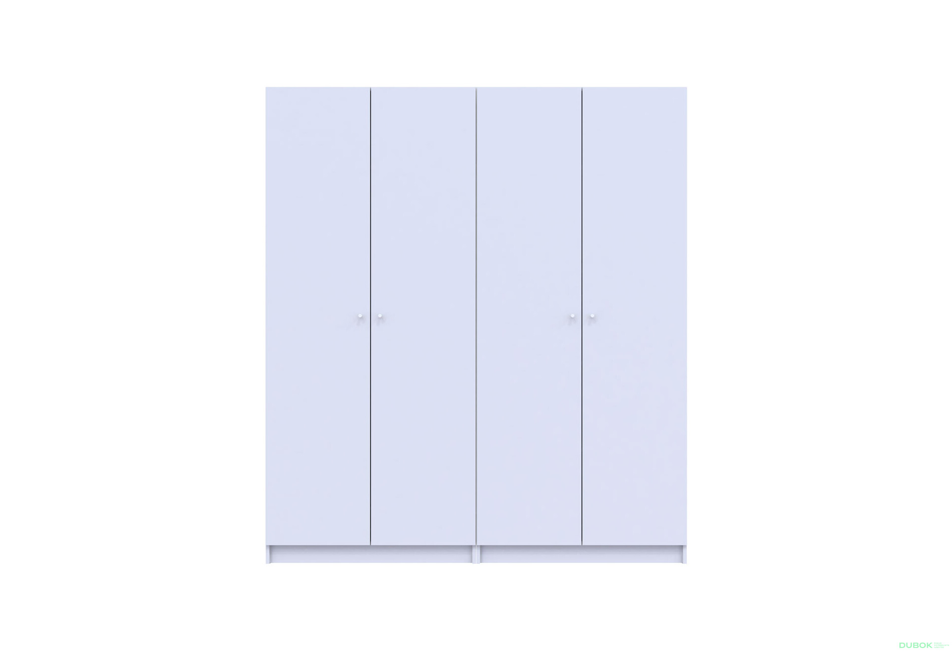 Fotografie 14 - Skříň Promo s policemi 2+2 DTD 180×48×204 Bílá